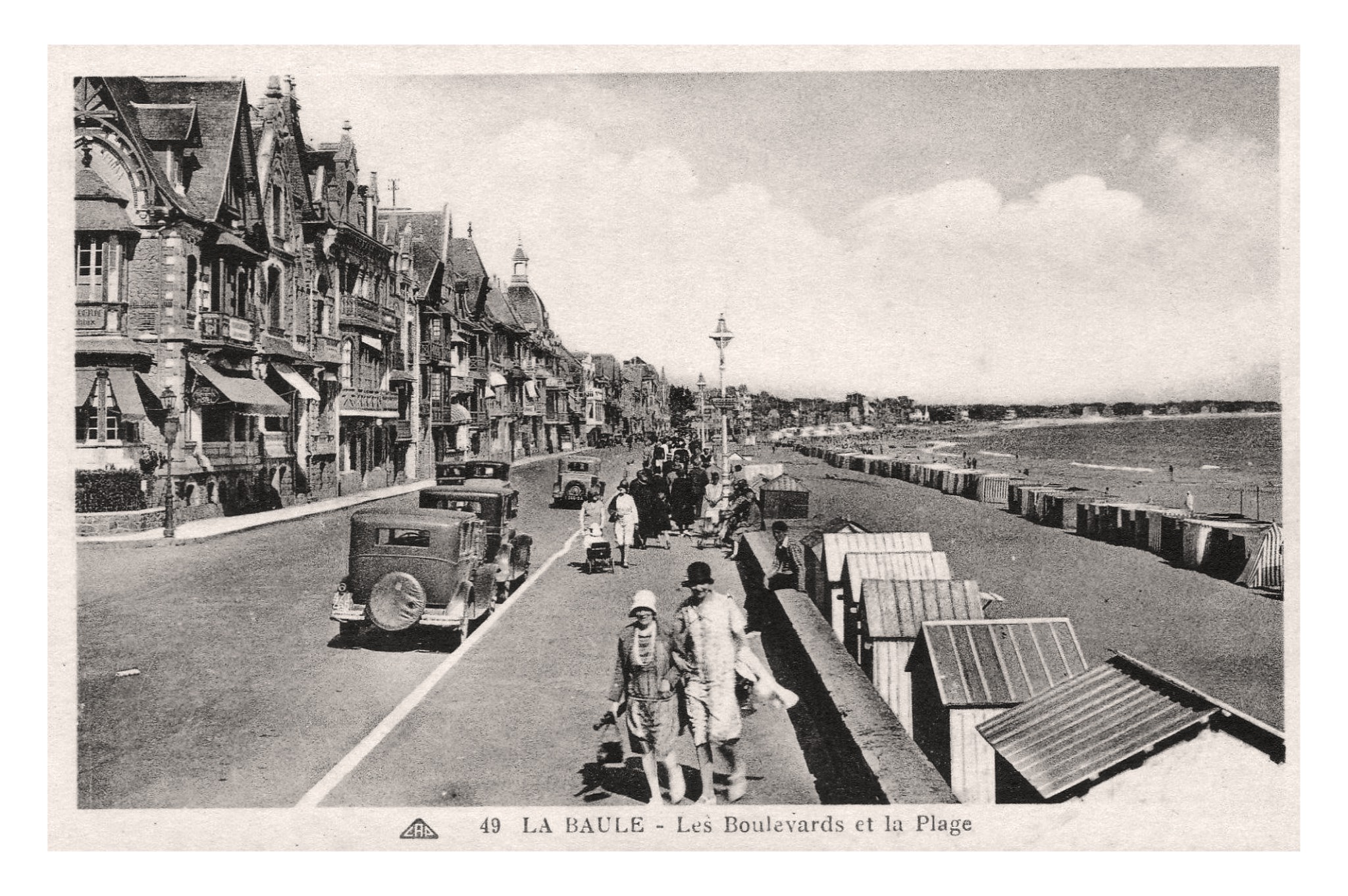 La Baule, Loire Atlantique,les Boulevards et la Plage ( CAP 49).jpg