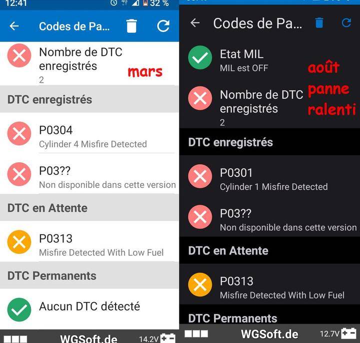 Pano OBD MGTF codes erreur 03 & 08 23 panne ralenti.jpg