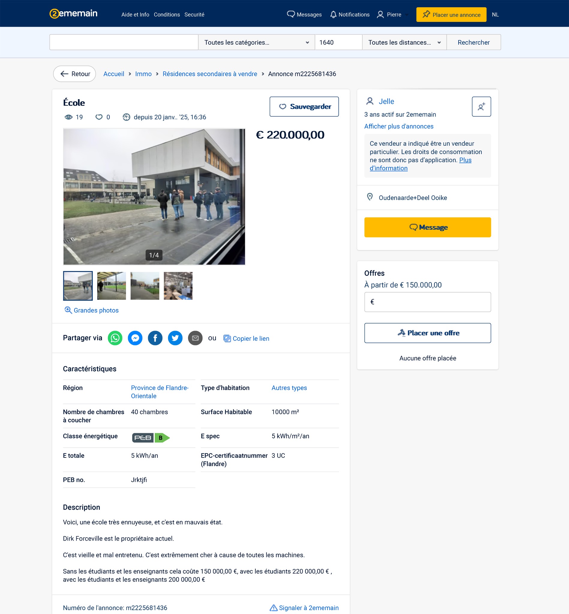 ② École — Résidences secondaires à vendre — 2ememain.jpg