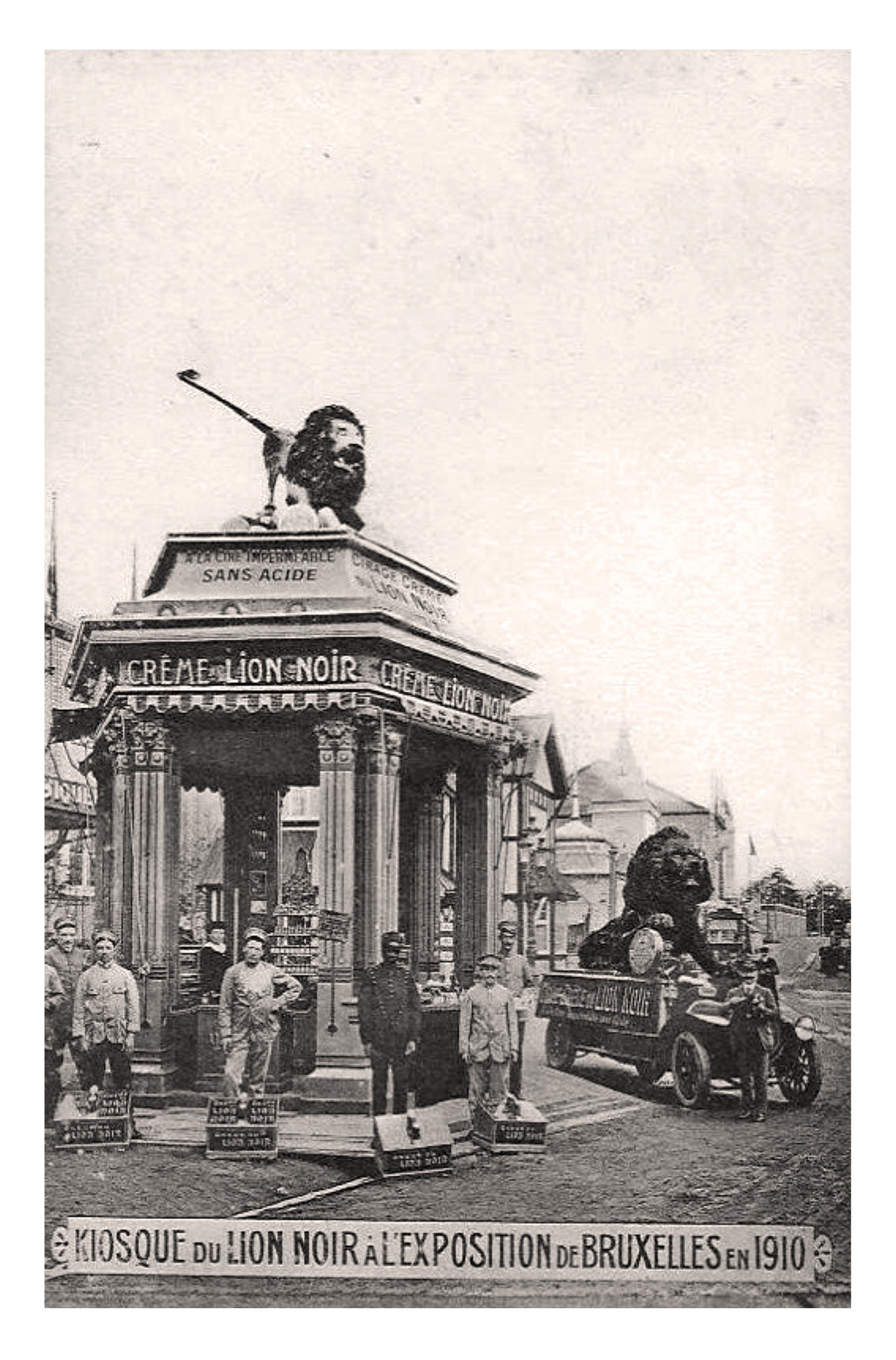Bruxelles, Expo univ 1910, kiosque du Lion Noir.jpg