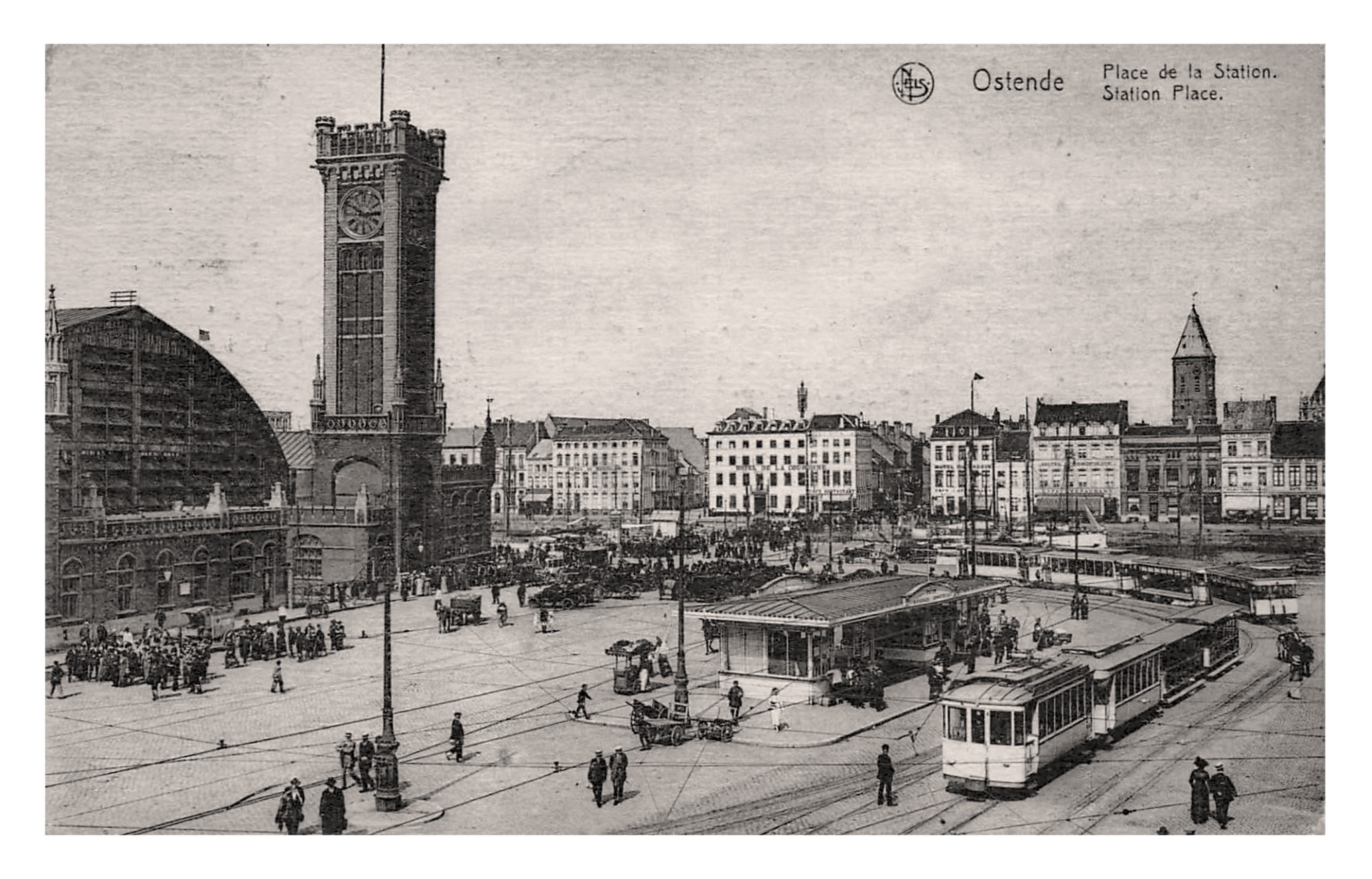 Ostende (B) Place de la Gare (Nels).jpg