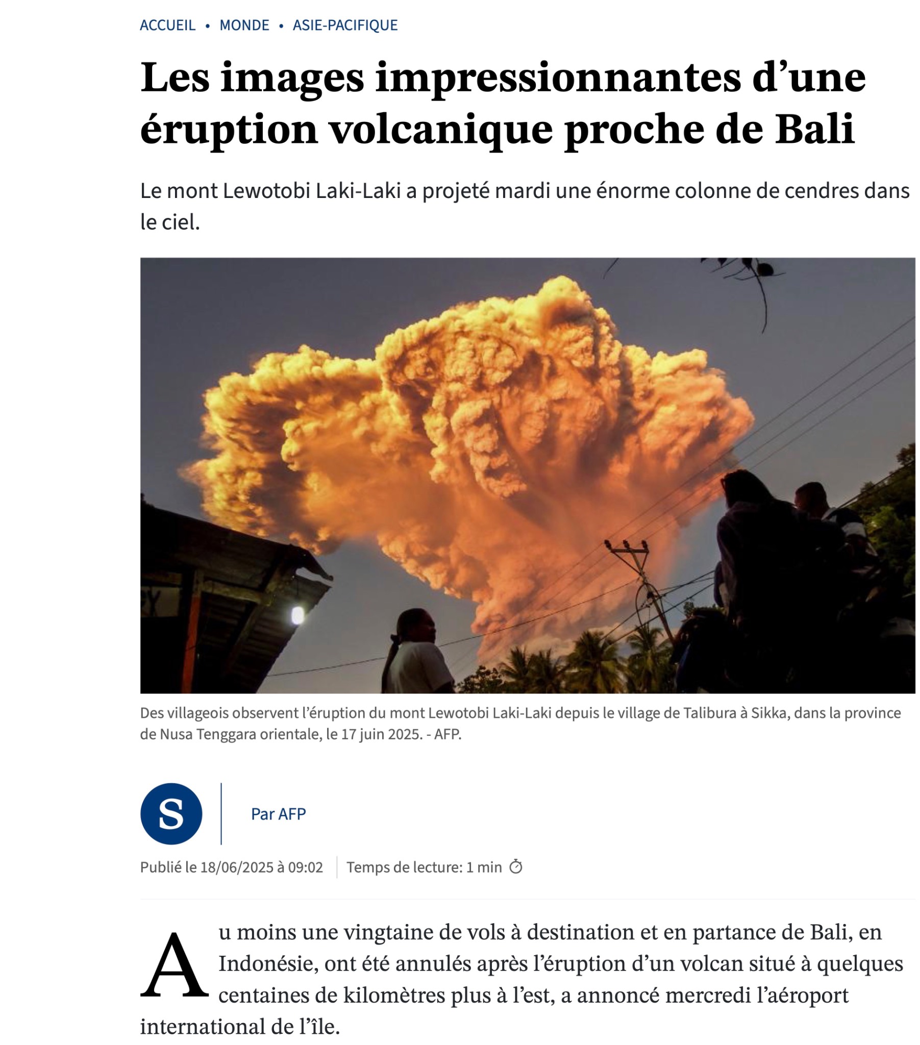 Les images impressionnantes d’une éruption volcanique proche de Bali - Le Soir.jpg
